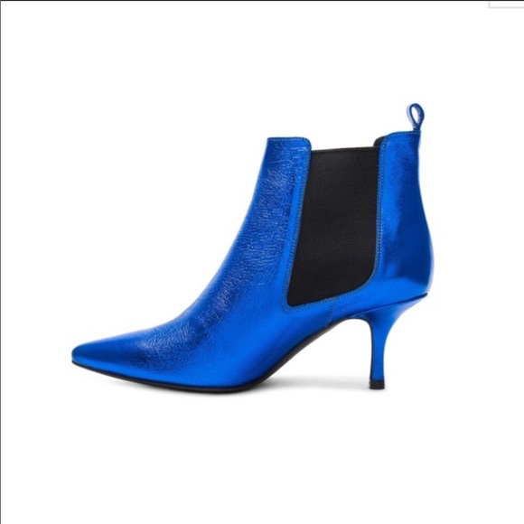 anine bing blue boots